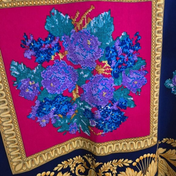 Colorful Designer Inspired Miami Shirt No Labels Gorgeous Statement Piece Size L - Picture 5 of 5